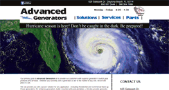 Desktop Screenshot of advancedgeneratorservices.com
